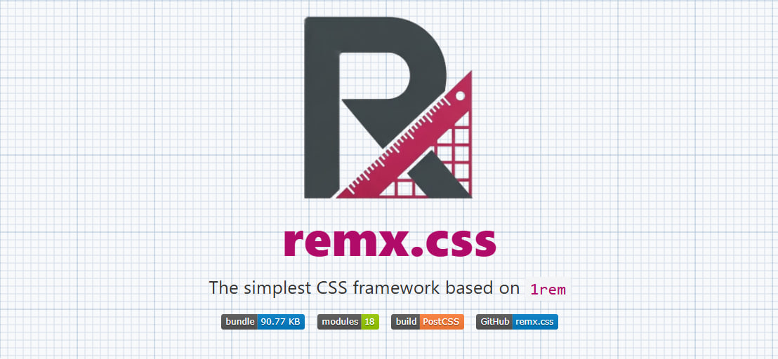 Демонстрационная страница CSS-микрофреймворка remx.css